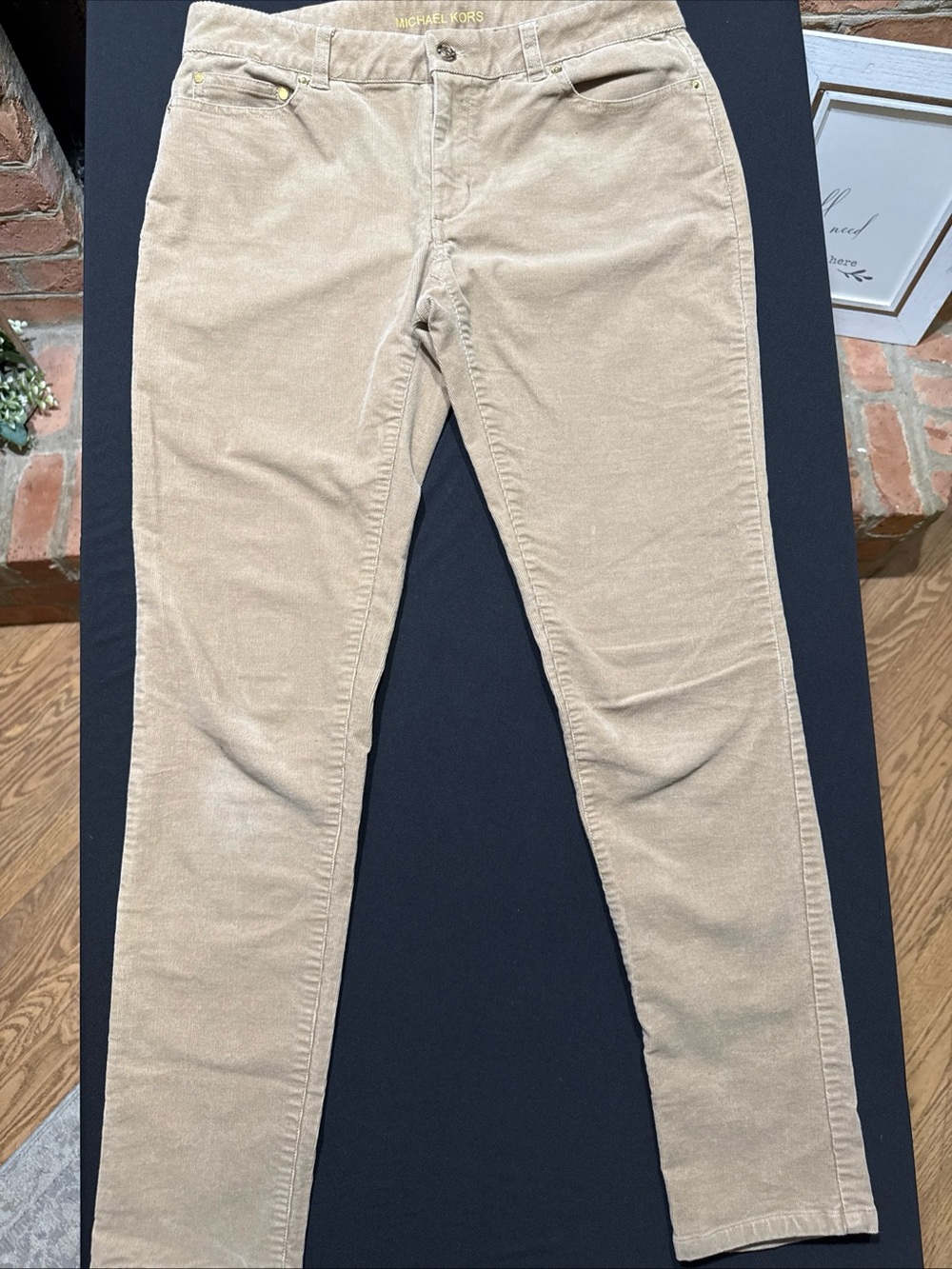 Michael Kors Men's Corduroy Pants in Beige Tan